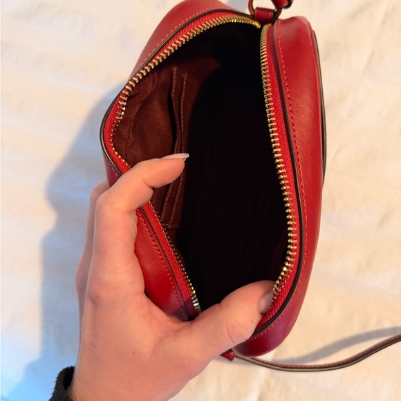 Coach Black and Red Signature Crossbody Bag - Picture 4 of 5